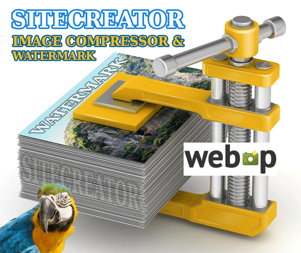 Image COMPRESSOR & Watermark & WebP & Lazy Load etc. by Sitecreator
